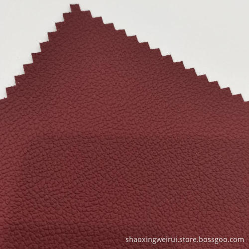Full Lines 0.7mm PVC Leather With French Terry